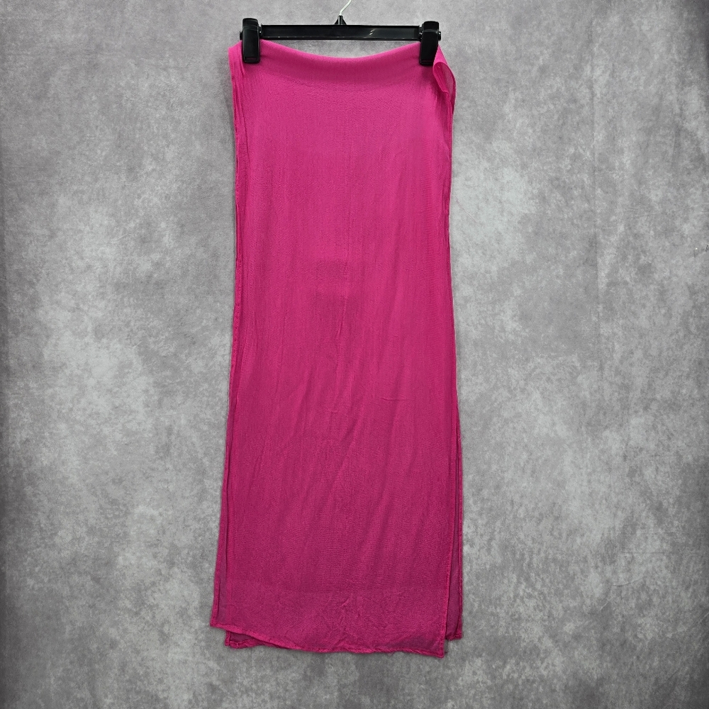 Pink Rectangle Long Indian‎ Dupatta Shawl Scarves Wrap Scarf 72x14